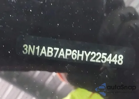 2017 Nissan Sentra Sv из США, поврежденный, VIN 3N1AB7AP6HY225448